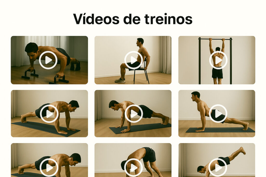 Vídeos de treinos